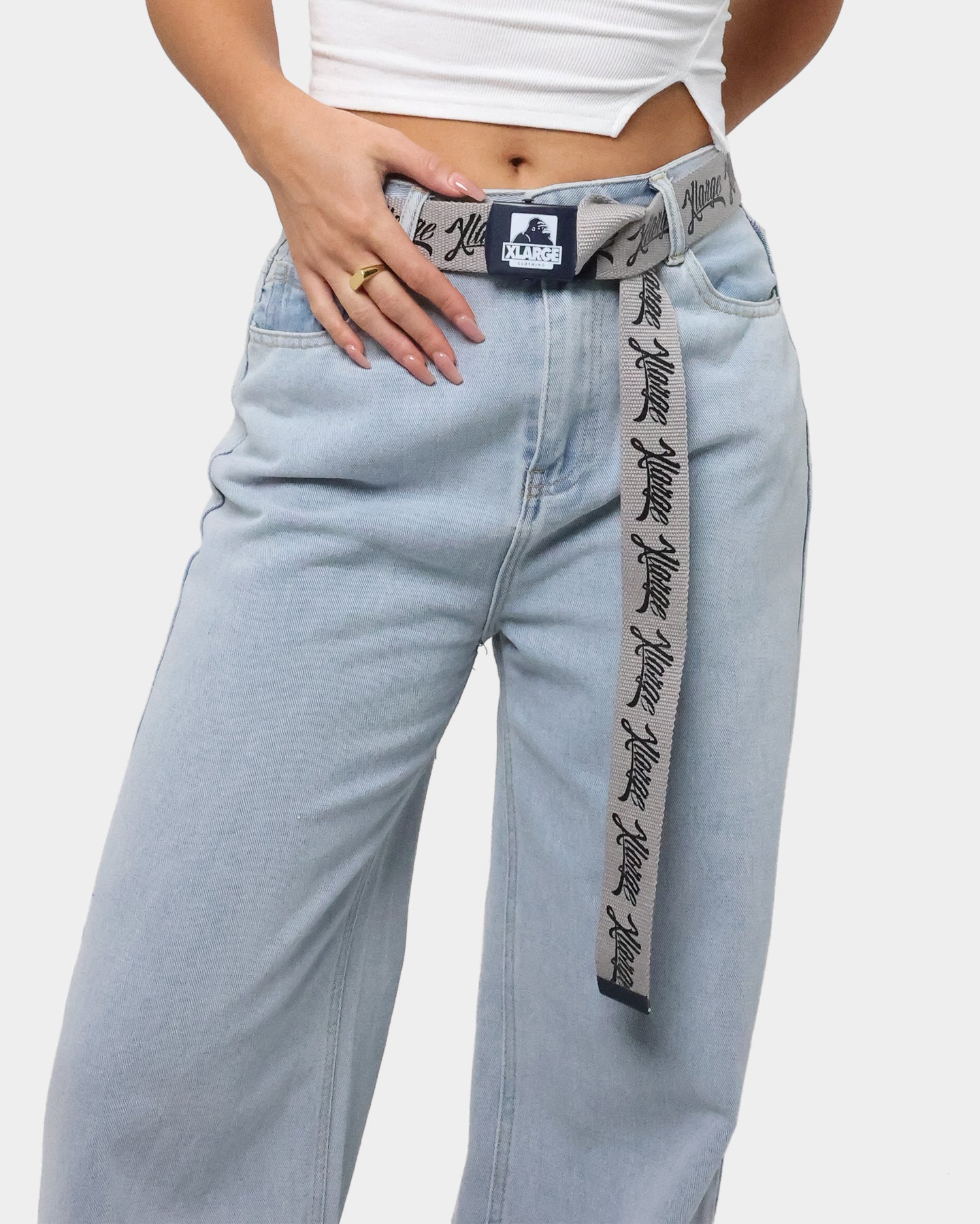 XLARGE Brooklyn Web Belt Grey