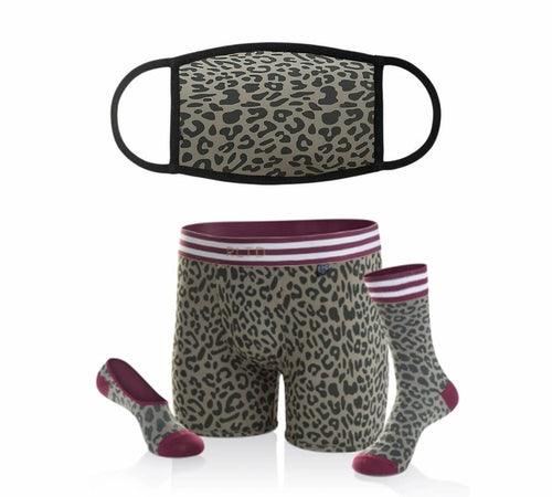 Cheetah Face Cover & Underwear/Sock Bundle - zoter Shop