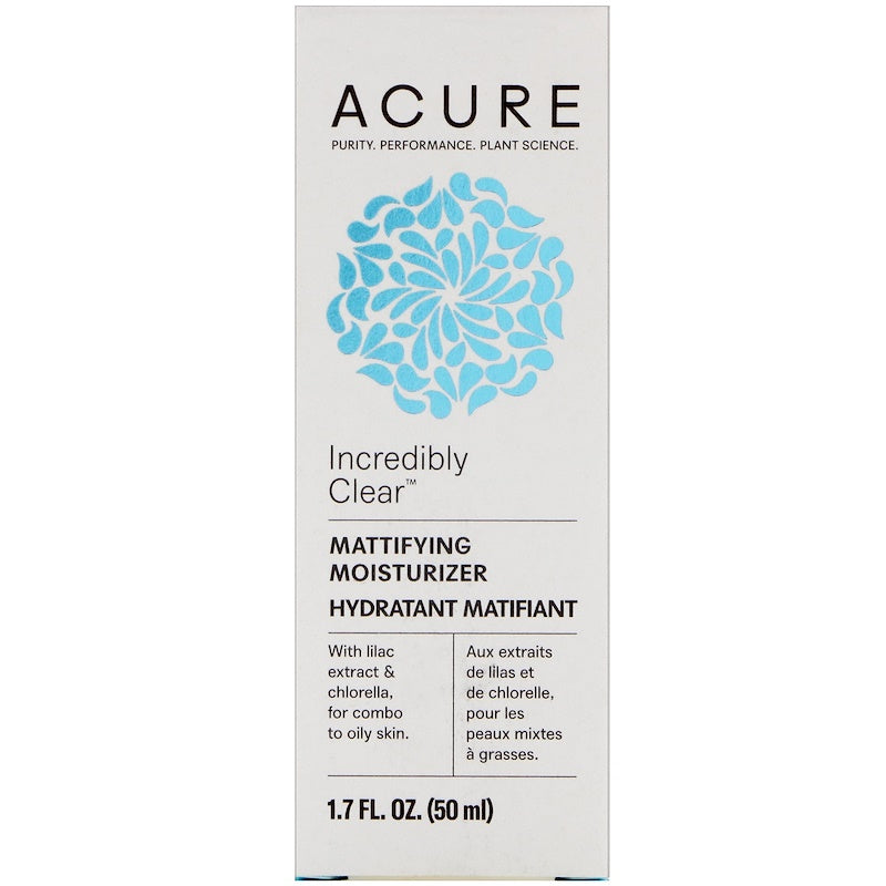 ACURE Incredibly Clear Mattifying Moisturiser - 50ml