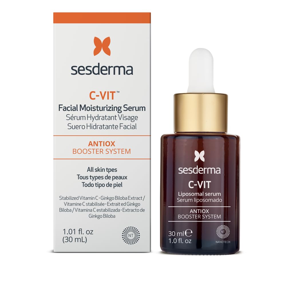 Sesderma | C-Vit Liposomal Serum | Hydrated and Radiant Skin | Antioxidant Serum | First Signs of Ageing | Pigmentation | Vitamin C Serum for Face | Professional Skincare, 1 Fl Oz