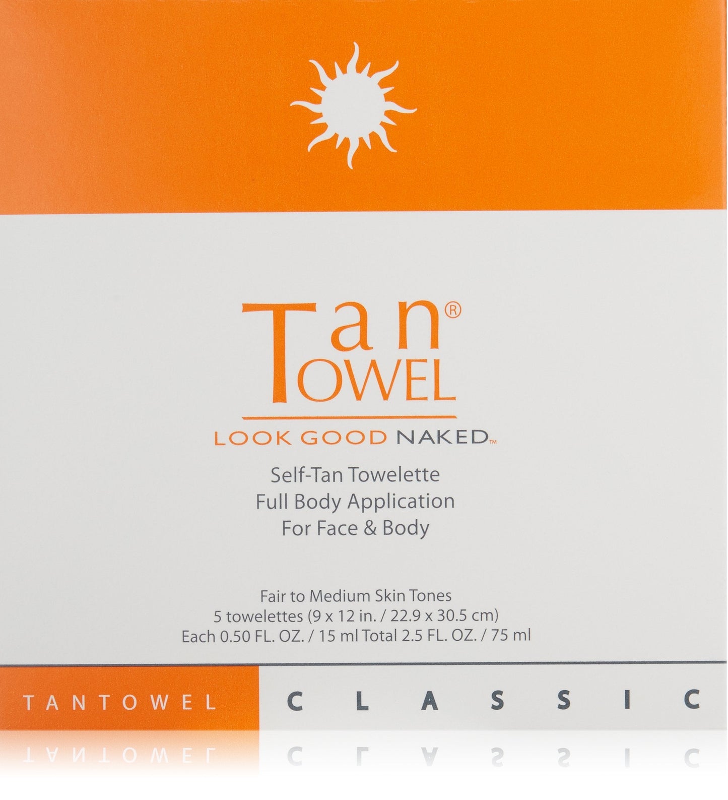 Tan Towel Tan Towel Full Body Classic 5 Pack, 0.5 FL OZ Each