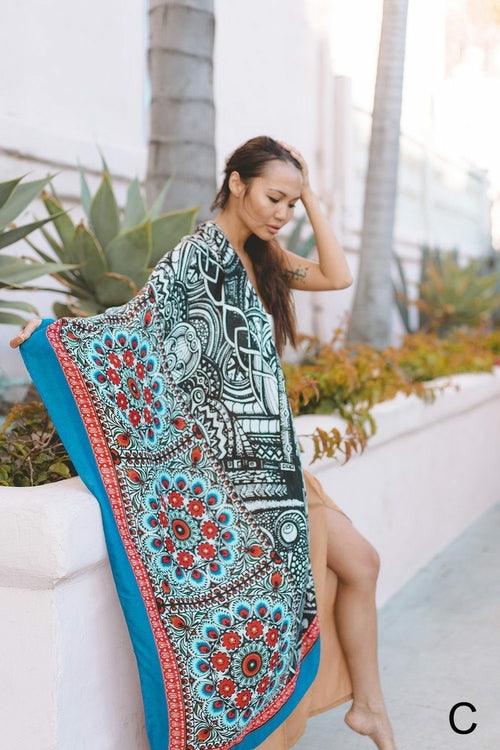 Bohemian Blanket Scarf - zoter Shop