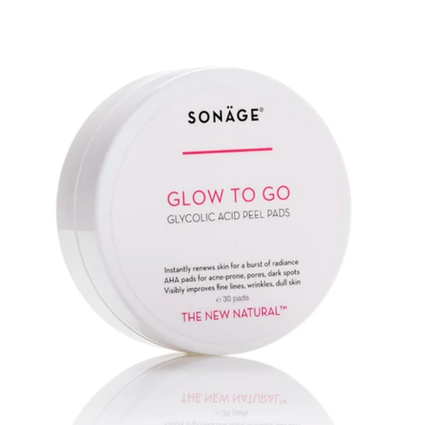 GLOW TO GO GLYCOLIC ACID PEEL PADS