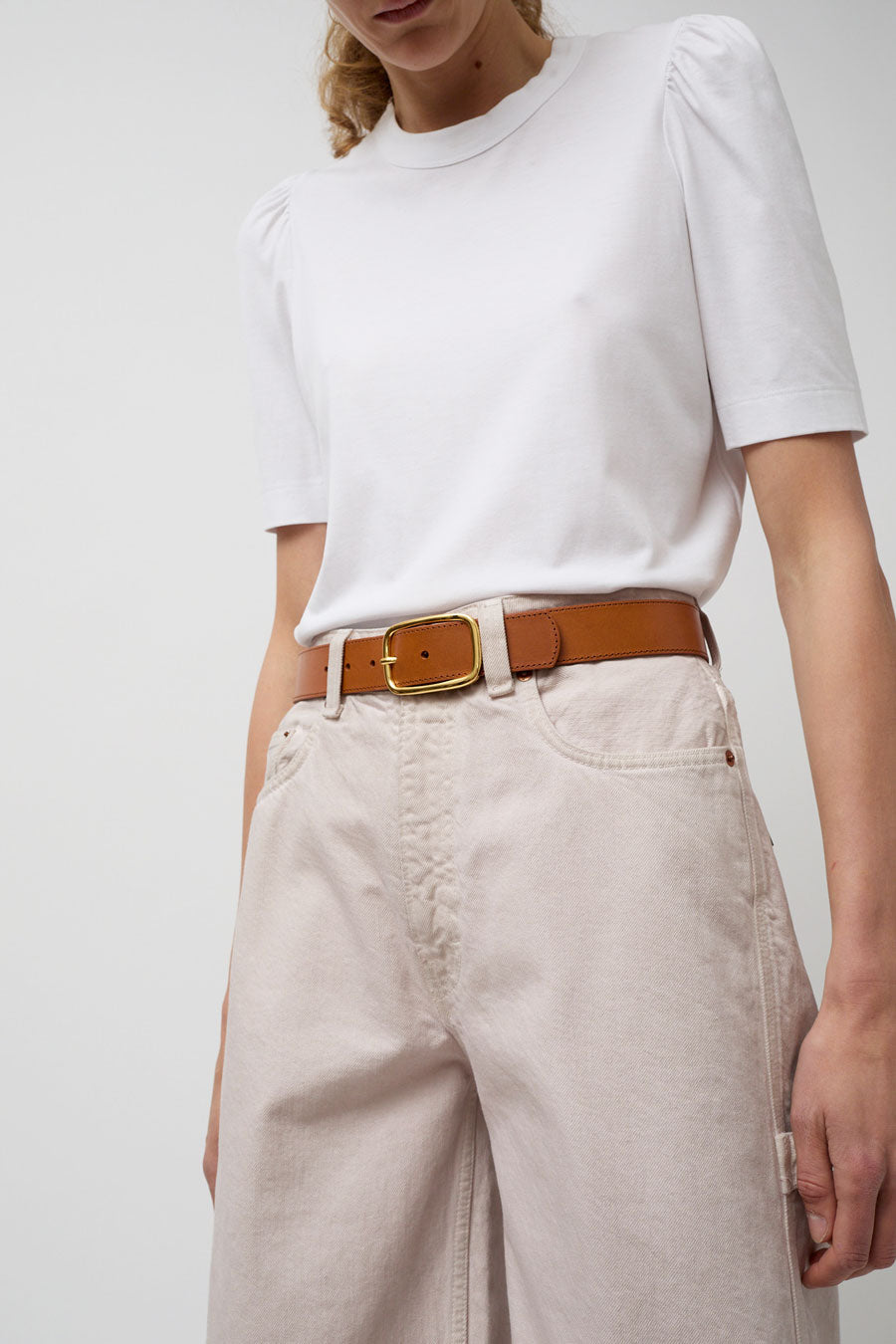 Herbert Frere Soeur La Sabin Belt in Camel