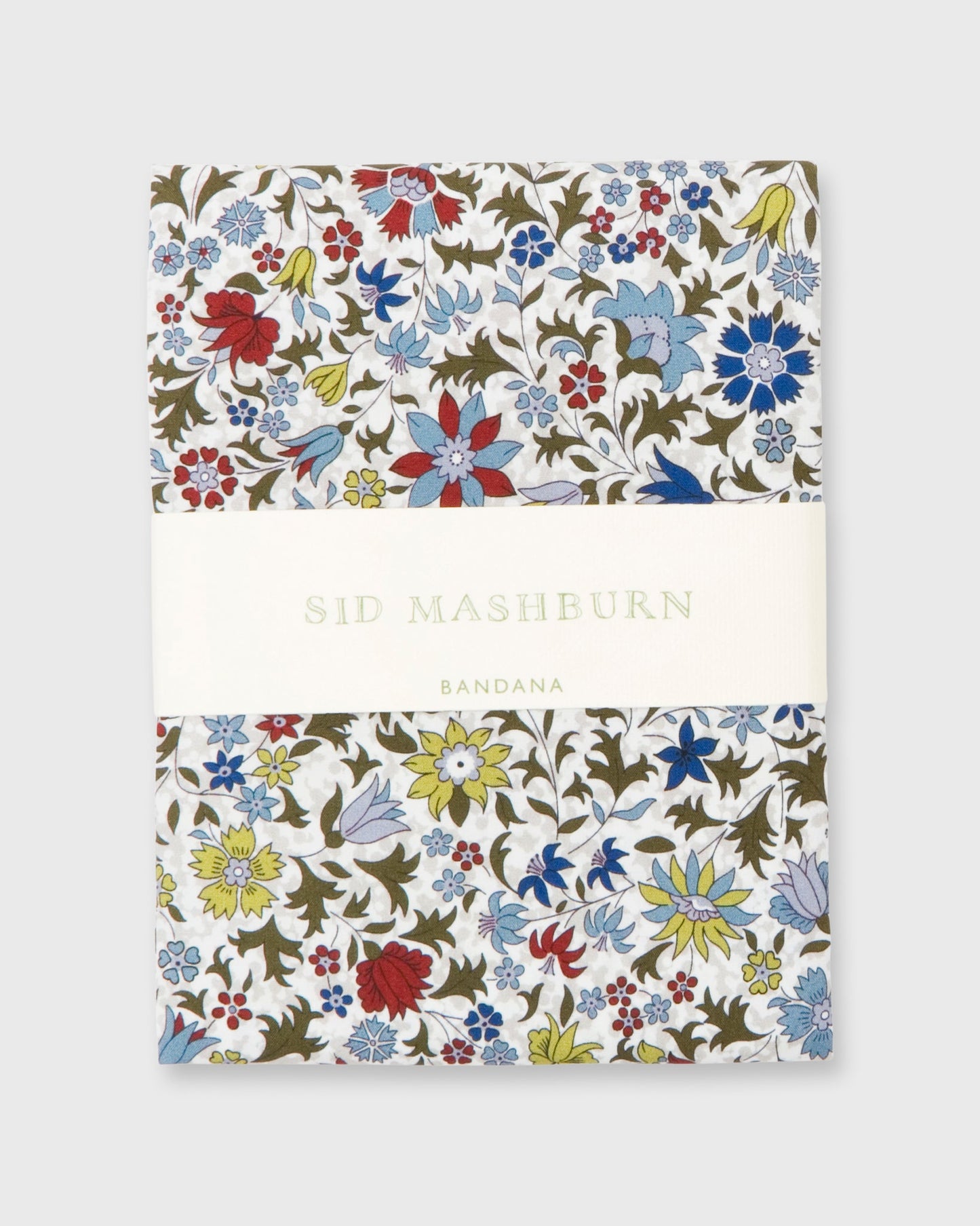 Bandana in Olive Godinton Garden Liberty Fabric