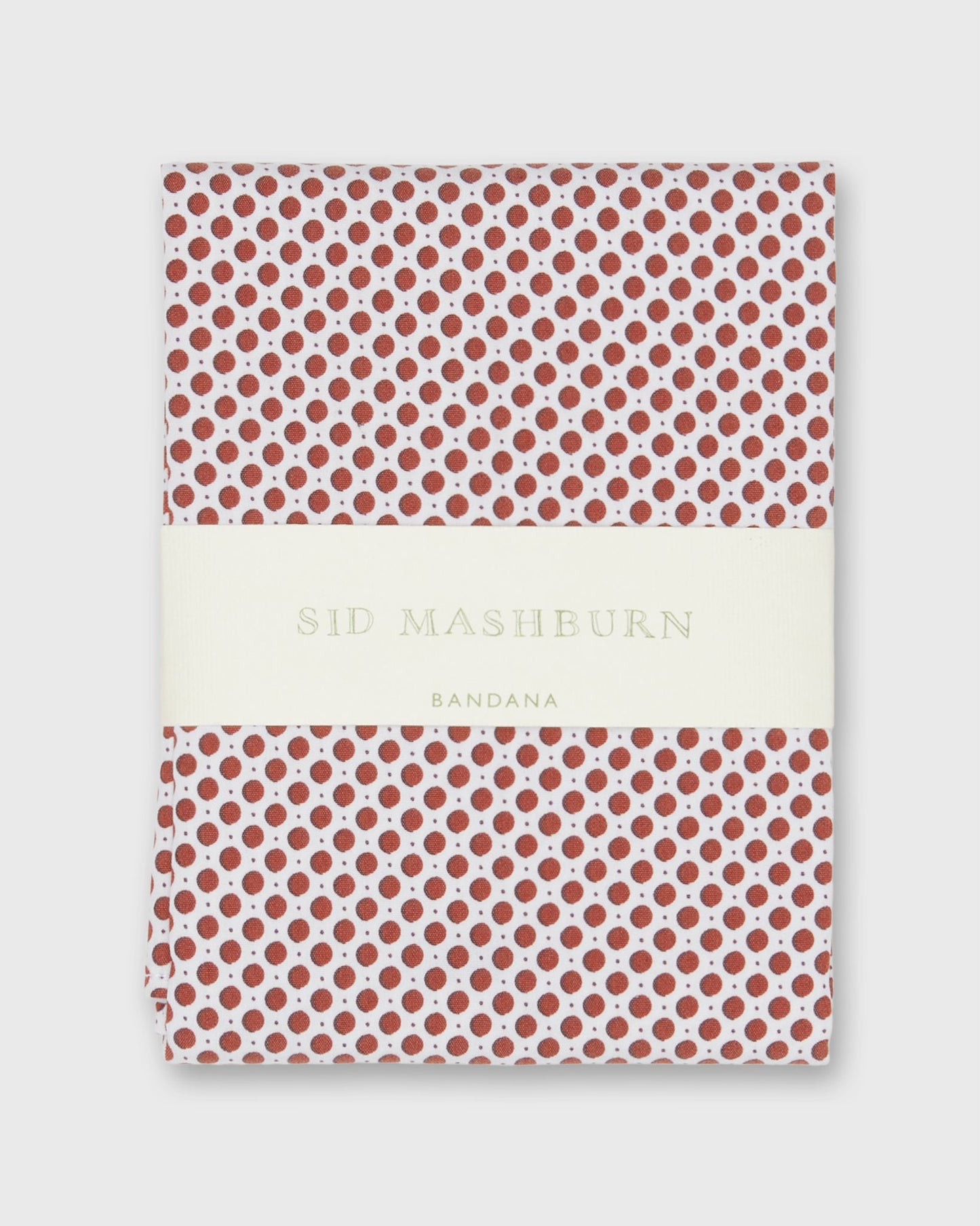 Bandana in Brick/White Dot