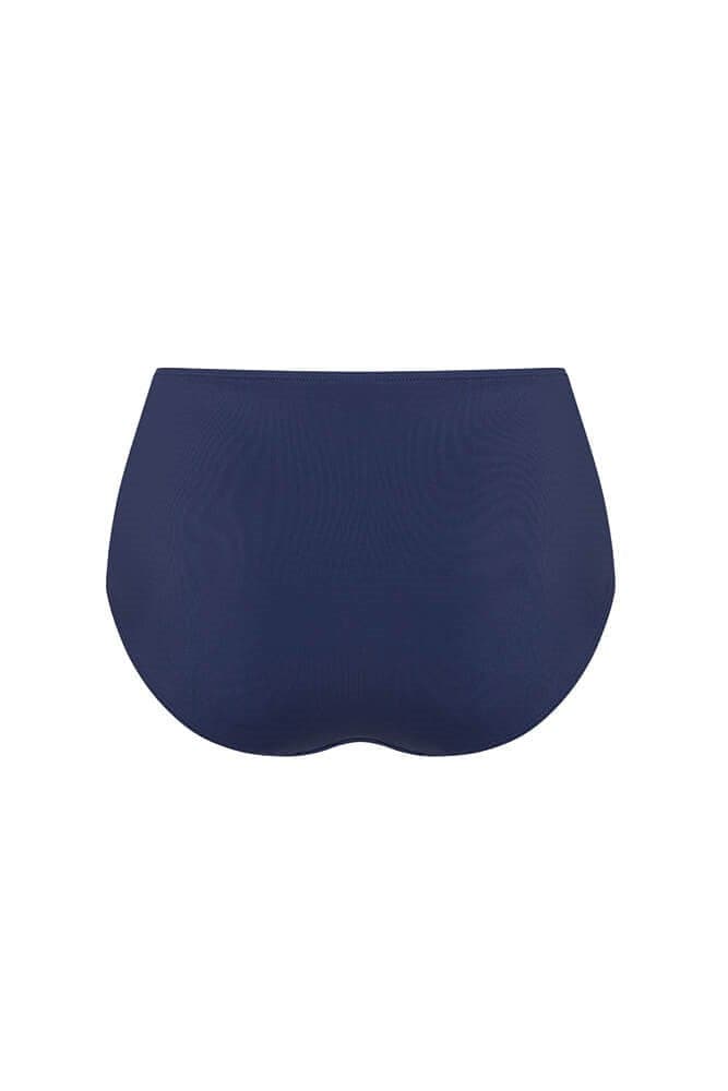 Amoena Ice Flowers High-Waist Brief - Frozen/Night Blue