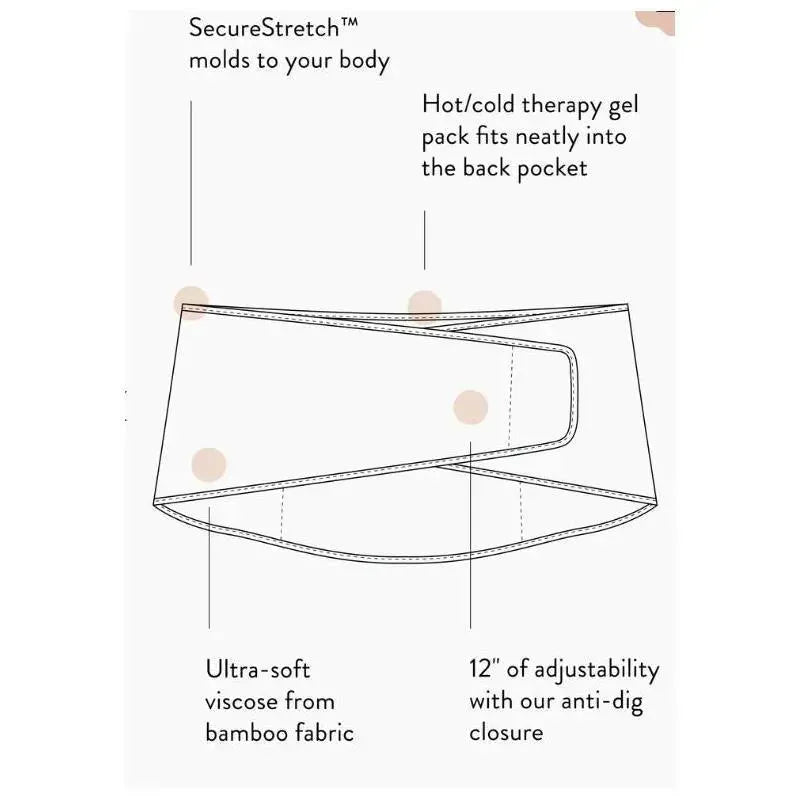 Belly Bandit - Upsie Belly Maternity Support with Gel Pack, Nude