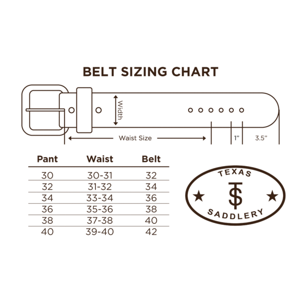 Texas Saddlery Natural Basketweave Belt