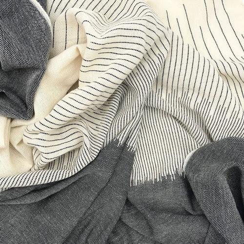 Striped Organic Cotton Scarf - zoter Shop