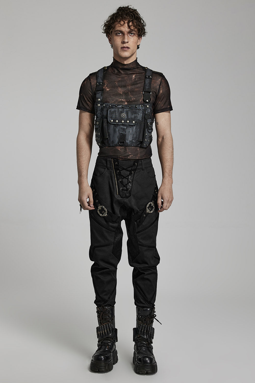 Punk Trenches Chest Harness Bag