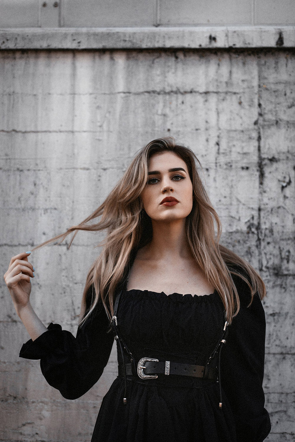 The Midnight Rider Western Goth Harness