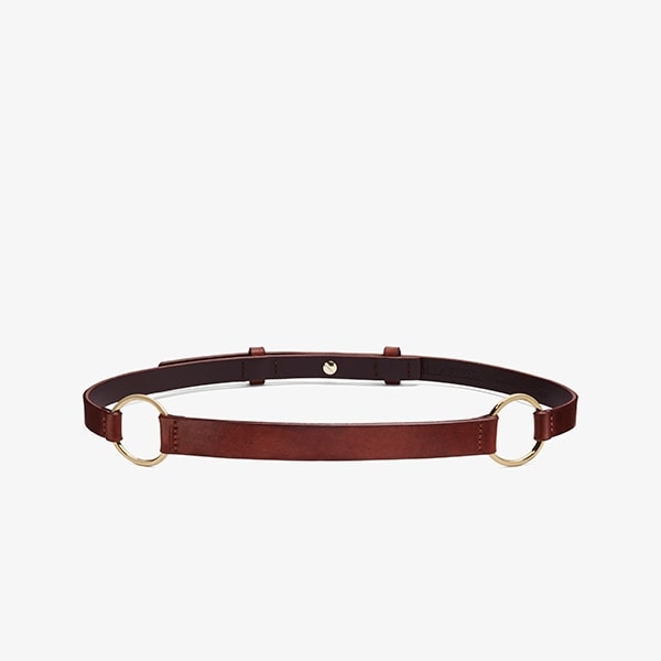 Double Ring Belt :: Chestnut