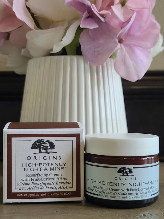 Origins High-Potency Night-A-Mins Resurfacing Cream with Fruit-Derived AHAs