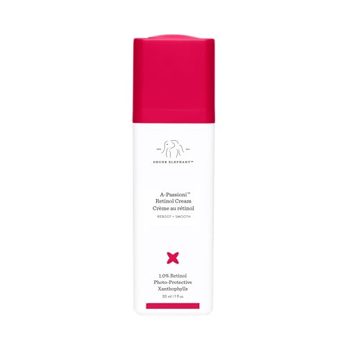 Drunk Elephant A-Passioni Retinol Anti-Wrinkle Cream. Brightening, Restorative and Vegan Face Cream with Vitamin F (30 mL / 1 Fl Oz)