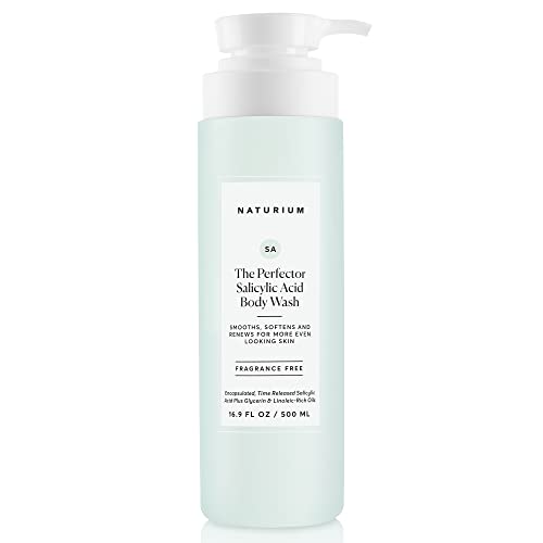 Naturium The Perfector Salicylic Acid Body Wash, Gentle & Smoothing Cleanser, 16.9 oz