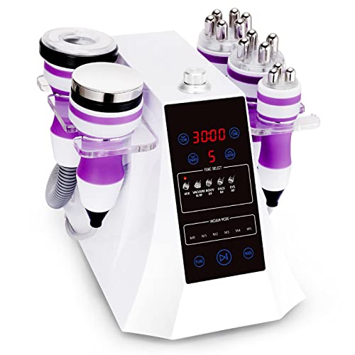 UNOISETION 5 in 1 Body Massage Beauty Machine Vacuum Body Massager Face Care Tool, Spa Salon & Home Use, 110V