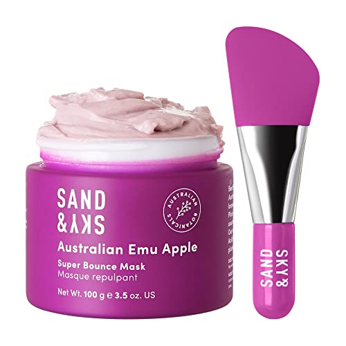 Sand & Sky Australian Glow Berries Super Bounce Face Mask with Vitamin C, Hyaluronic Acid | Anti-Aging, Brightening