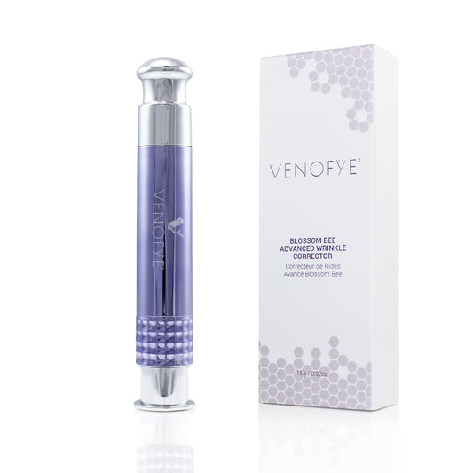 Venofye Blossom Bee Advanced Wrinkle Corrector, Eye Lift and Eye Tuck Bee Venom Serum For Wrinkles, Puffy Eyes, Dark Circles and Under Eye Bags Treatment.
