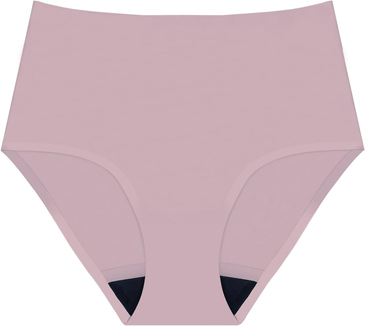 Absorbent Urinary Incontinence Underwear for Women, Seamless Sanding High Waist Panty for Bladder Leaks Protection 60ML(Blush, Large)