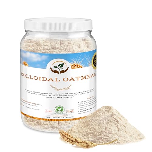 Dirty Treasures Organic Colloidal Oatmeal | Oatmeal Bath | Oatmeal for Skin | Soap Making -2lbs (32OZ)
