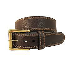 Men's Dark Brown Textured John Deere Belt