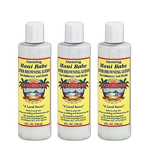Maui Babe 8 oz. After Browning Lotion (3 pack)