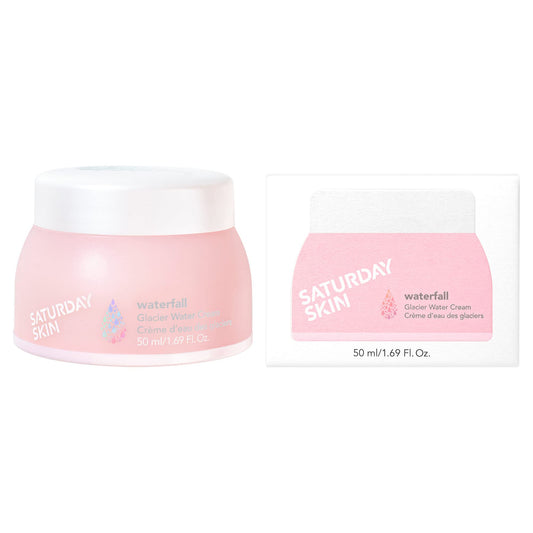Saturday Skin Face Moisturizer Water Face Cream Natural Oil free Gel Type Cream From Alaska Glacier Water Day & Night Korean Skin Care Cream Soothing Hydrating Facial Moistrurizer (1.69 Fl. Oz. 50ml)