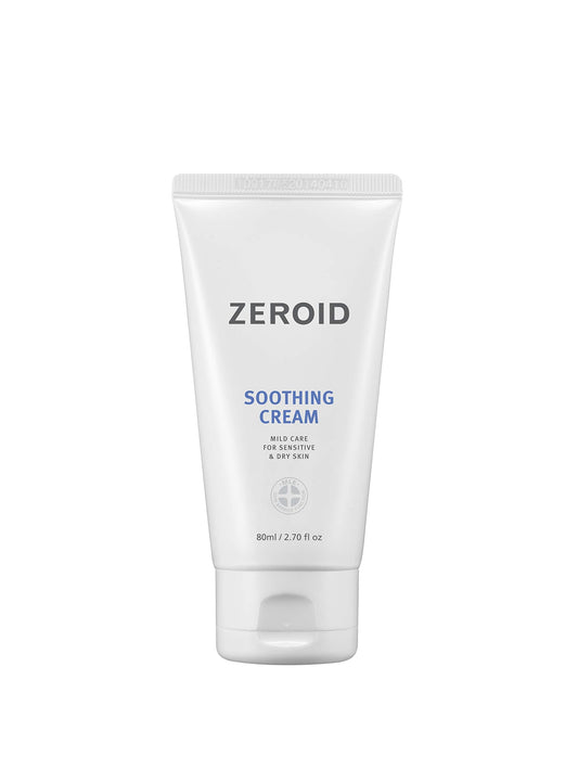 ZEROID Soothing Cream | Korean Dermocosmetic | Soothing | Calming | 2.7 Fl Oz (80ml)