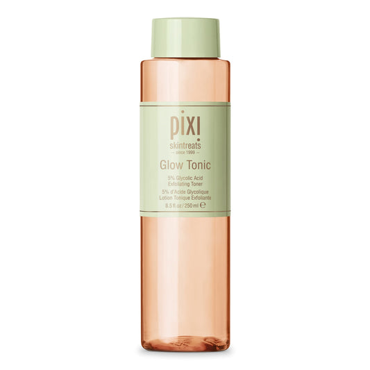 Pixi Beauty Glow Tonic 250ml | Balancing Face Toner | Glycolic Acid Toner for Radiant Skin | Daily Brightening Toner | 8.5 Fl Oz