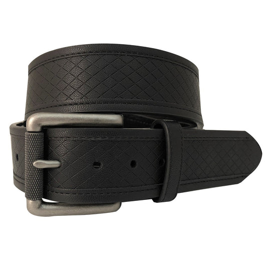 Men's Black Diamond Pattern Belt