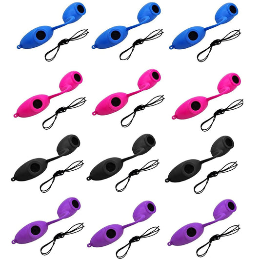 Super Sunnies Tanning Goggles - 12-Pack Flexible Assorted Colors - UV Eye Protection, FDA Compliant