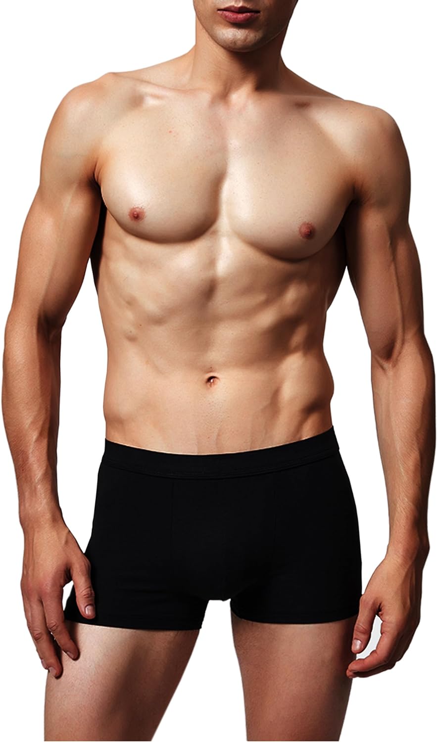 Washable Urinary Incontinence Underwear for Men, Instant Absorbency, Bladder Leaks Protection Boxer Briefs(60ML) (S)