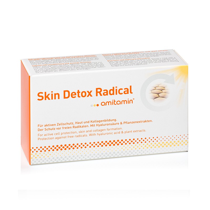 amitamin Skin Detox Radical-Ultimate Skin Care Natural Formula (1 Box 30 Days Supply)