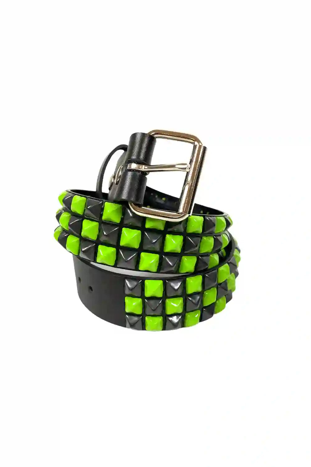 Slime Scene Checkered Belt [GREEN/BLACK]