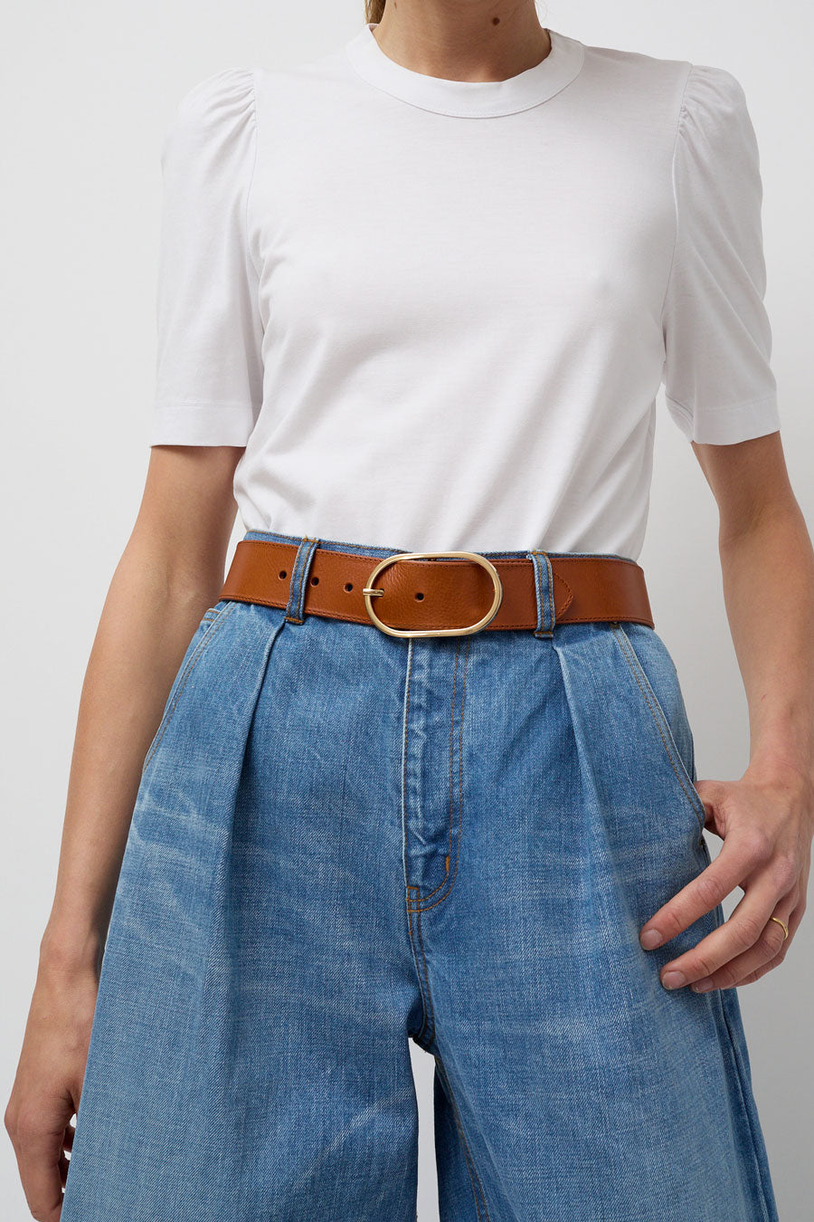 Herbert Frere Soeur La Paname Belt in Camel