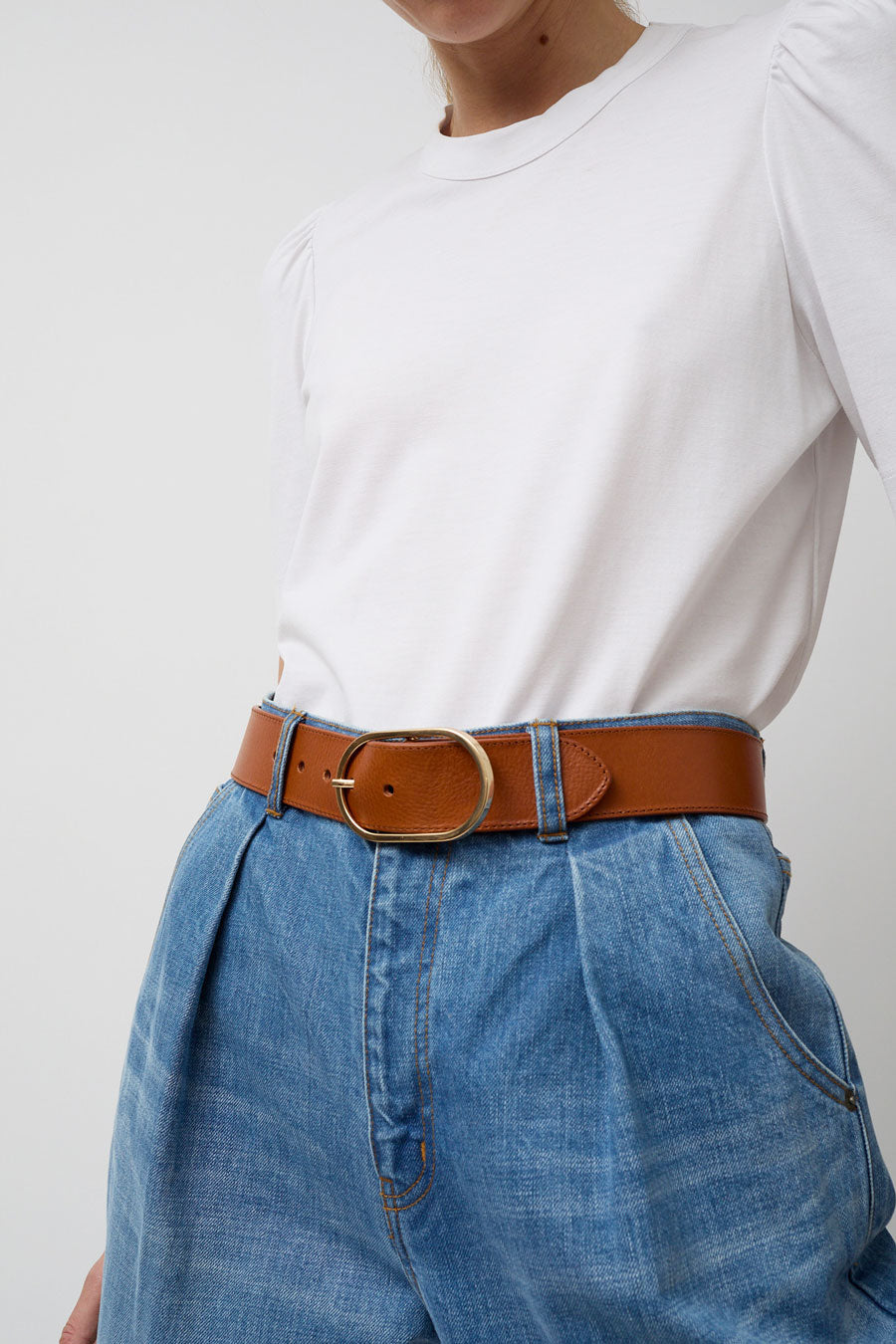 Herbert Frere Soeur La Paname Belt in Camel