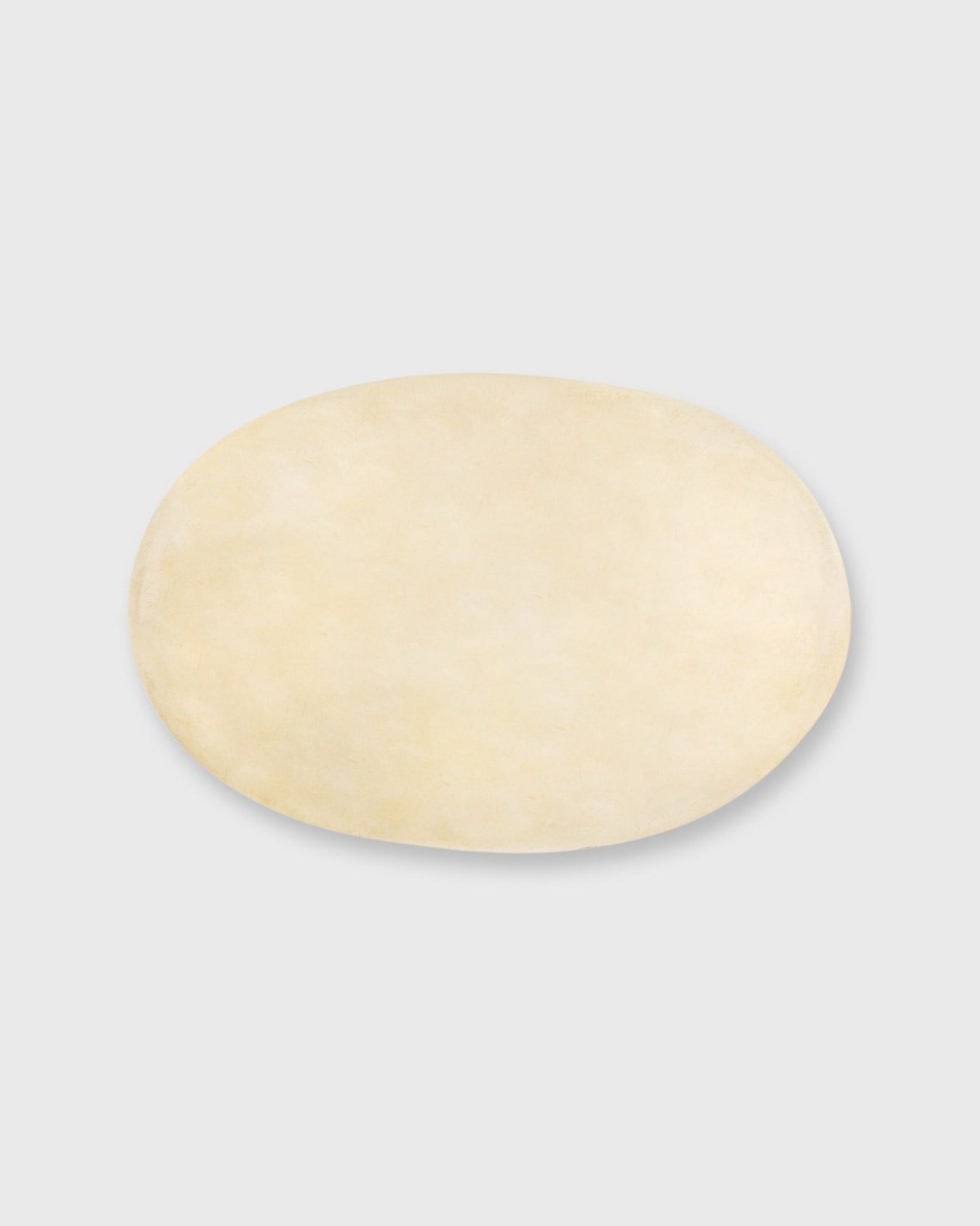 Oval Belt Buckle in Brass