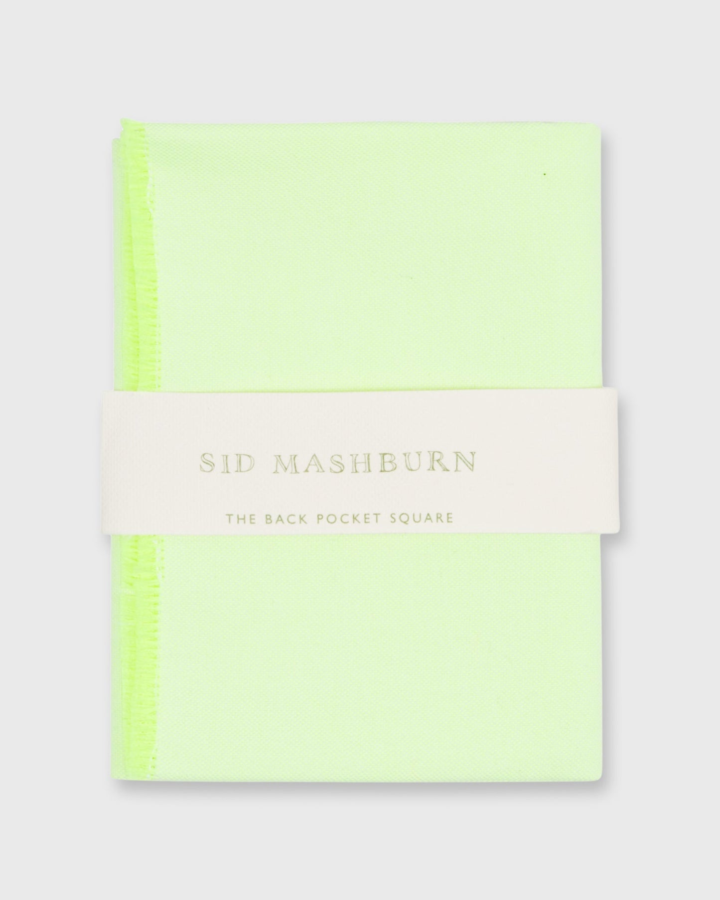 Fringed Bandana in Dayglow Yellow Oxford