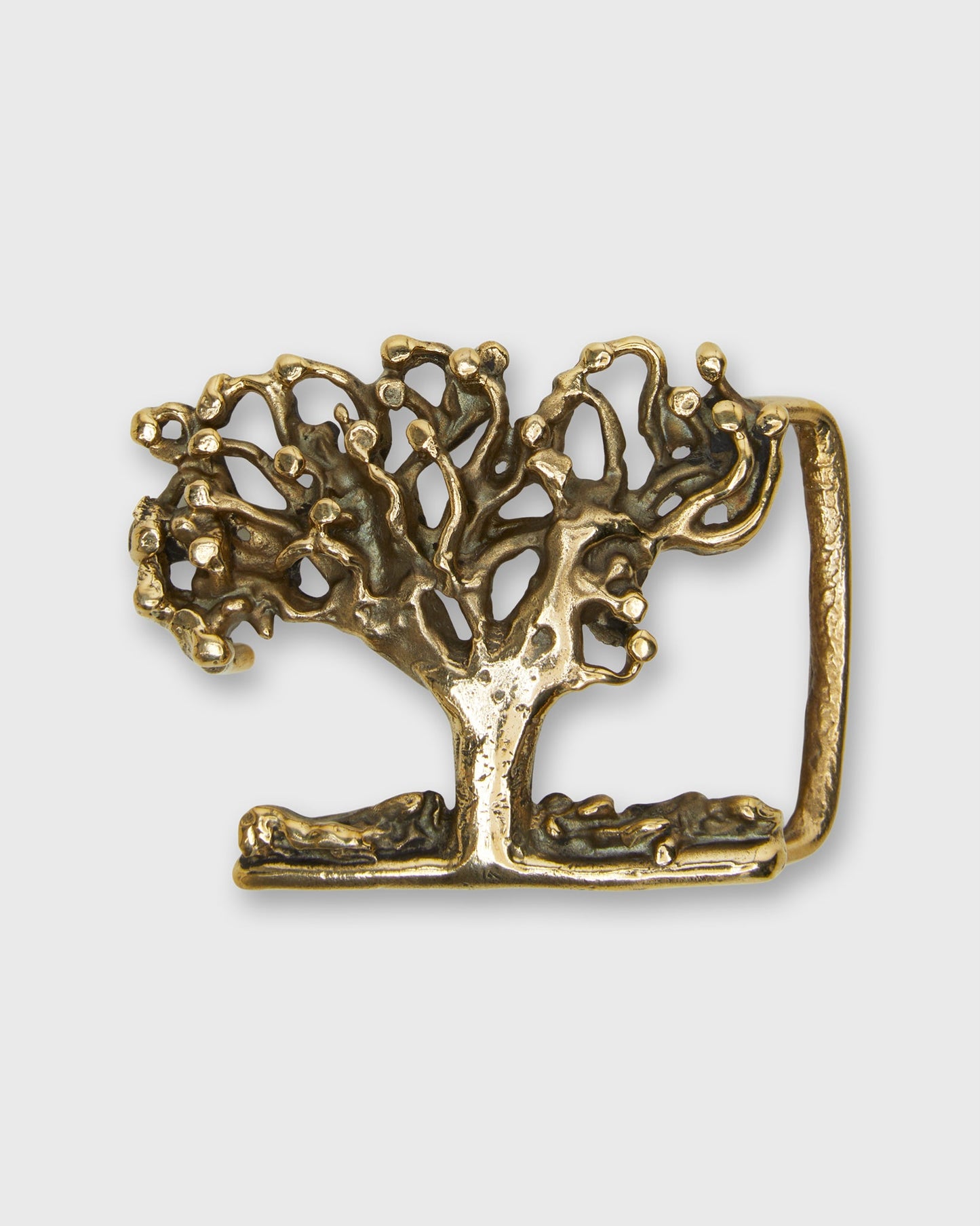 Tree of Life Belt Buckle in Brass