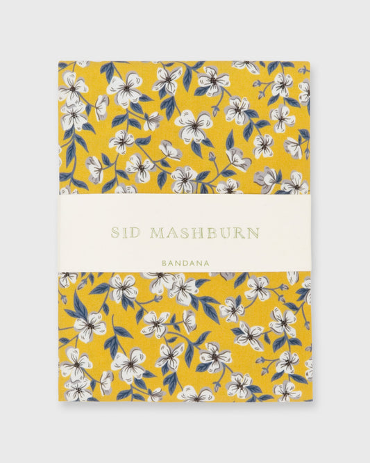 Bandana in Marigold Peach Blossom Liberty Fabric