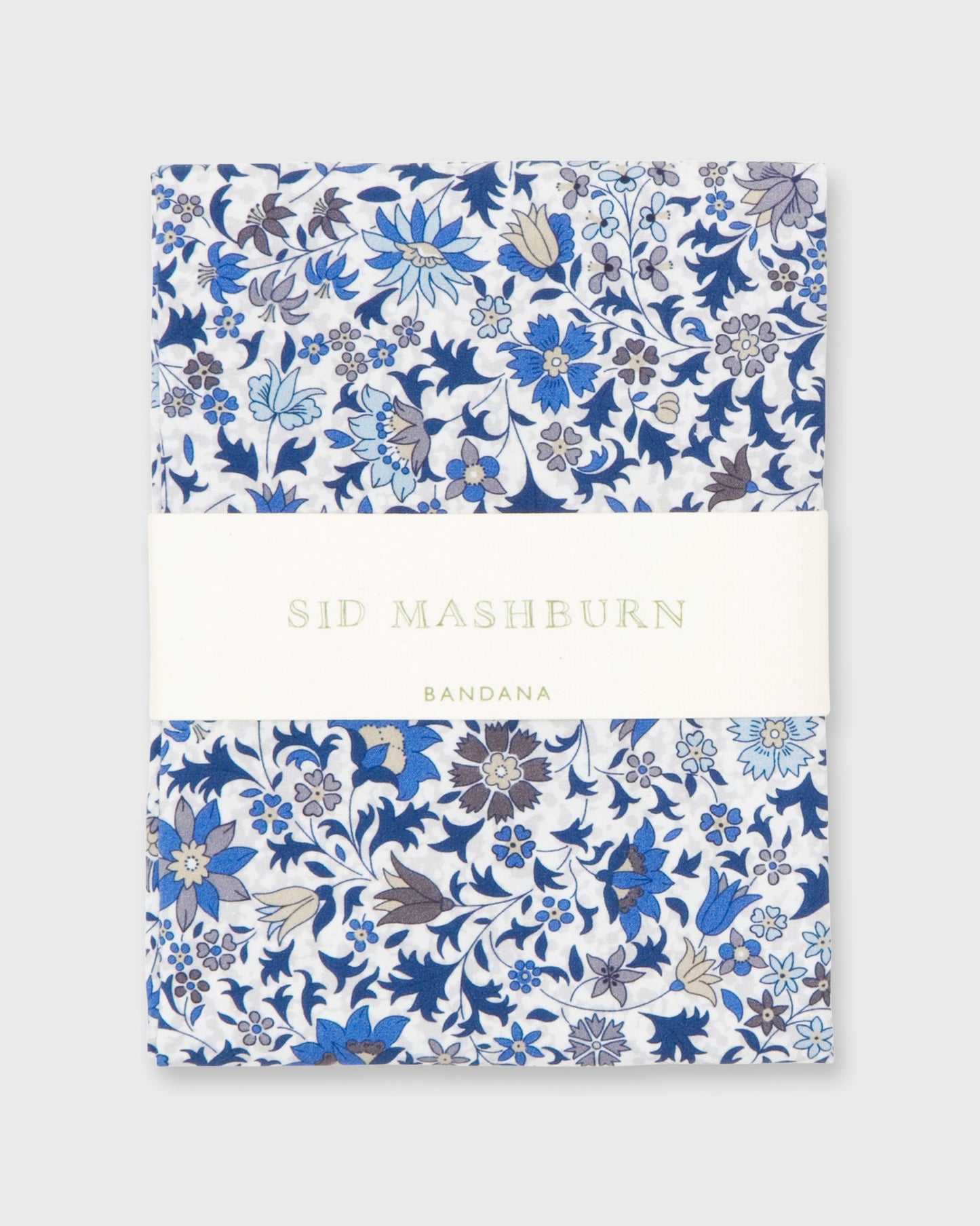 Bandana in Blue Godinton Garden Liberty Fabric
