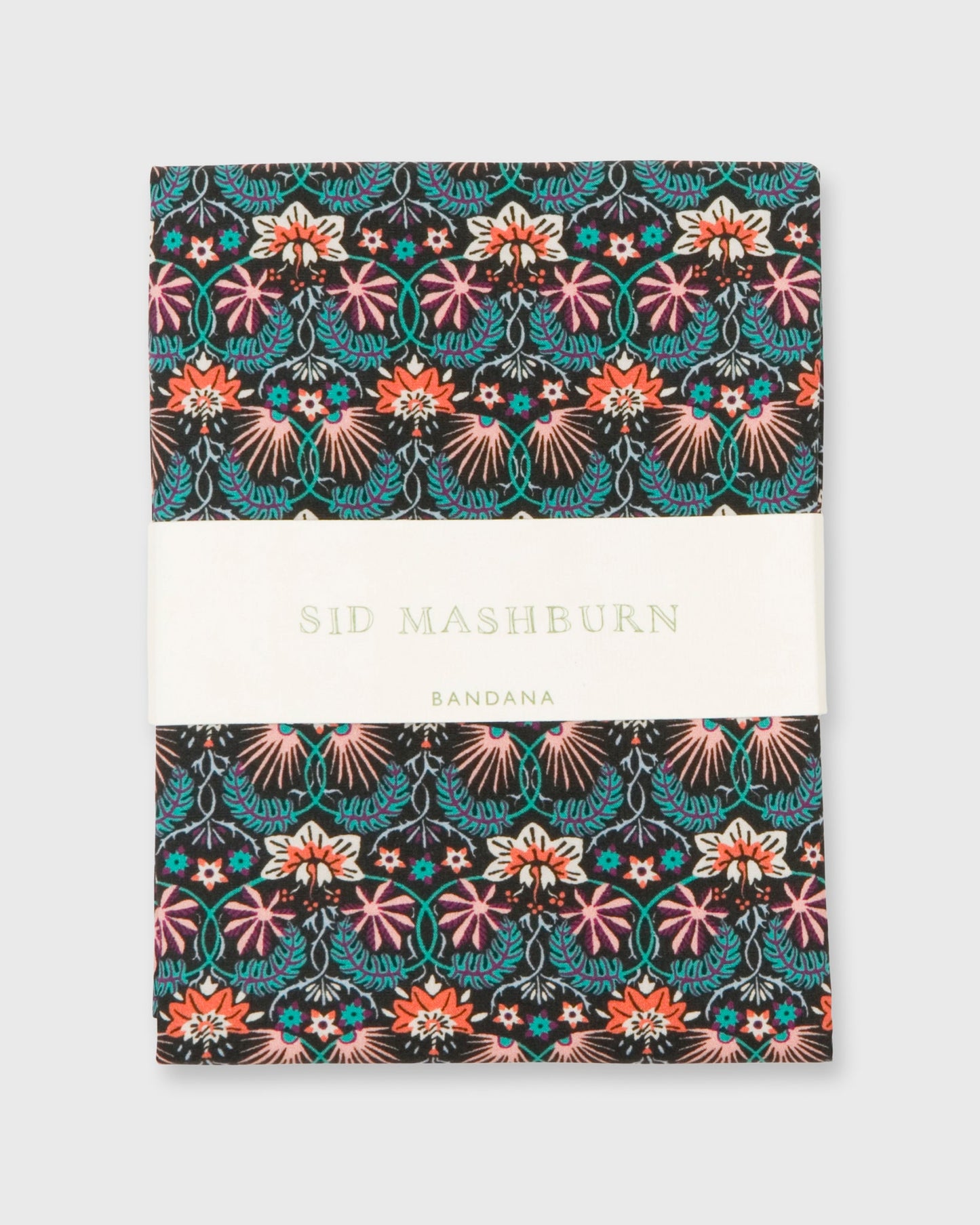 Bandana in Green Mallow Liberty Fabric