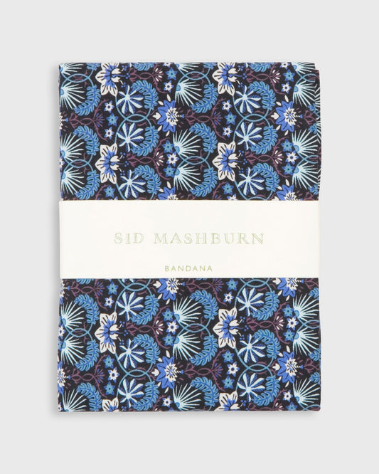 Bandana in Blue Mallow Liberty Fabric