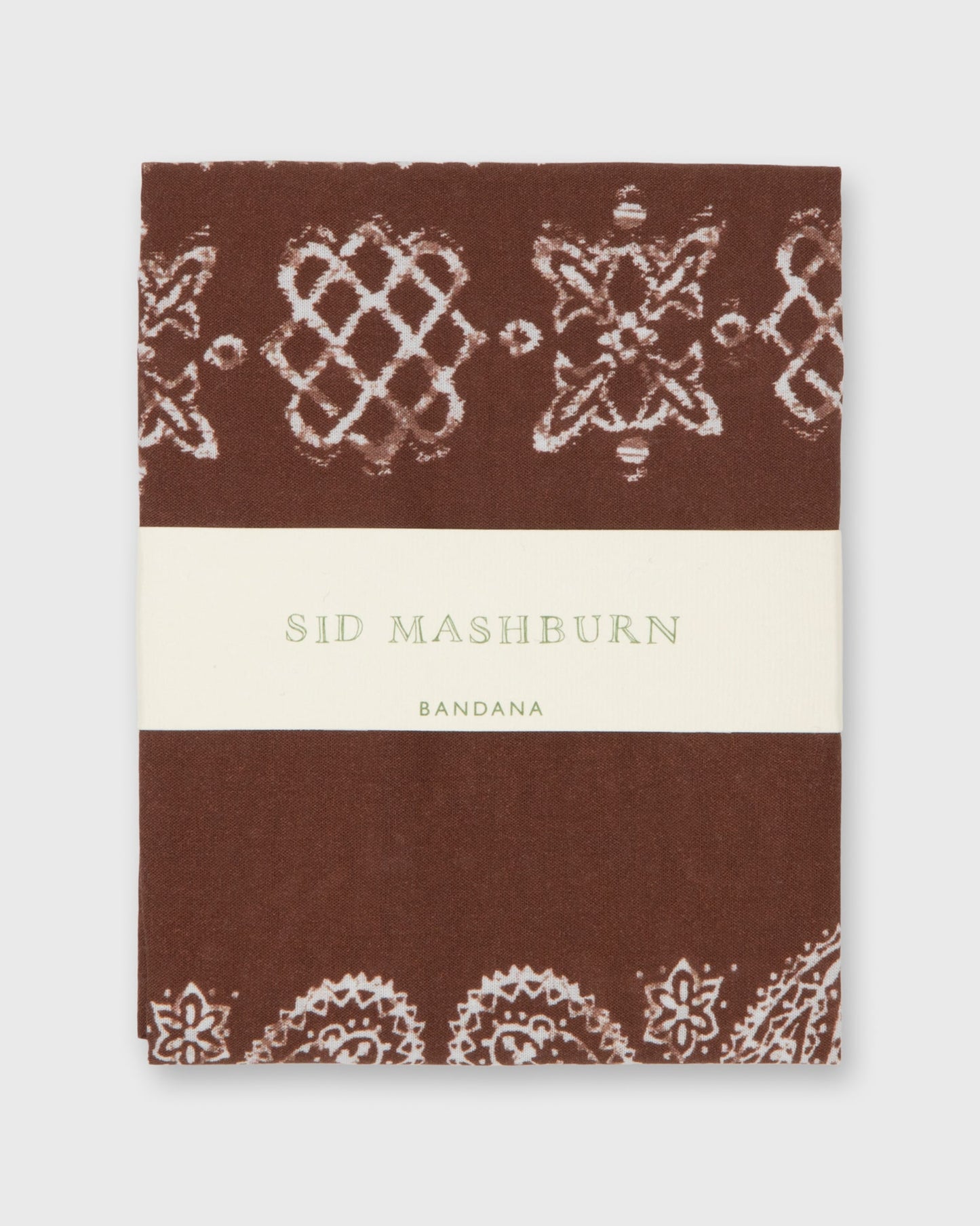Bandana in Brown Paisley
