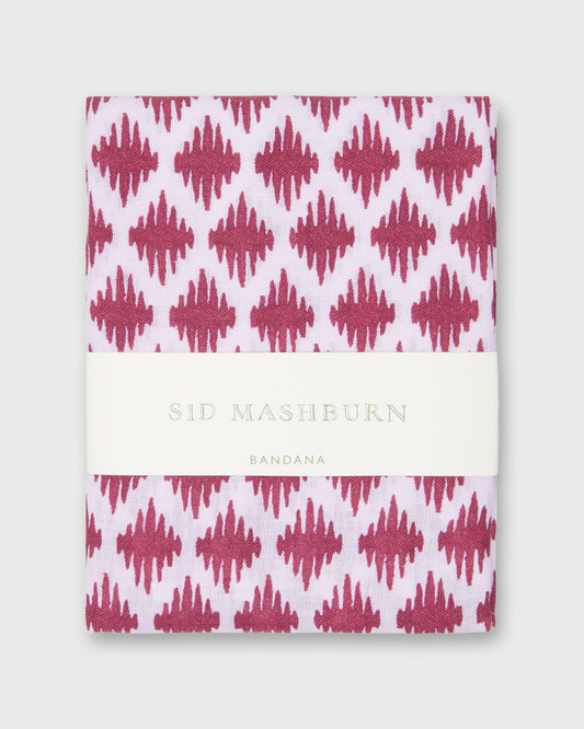 Bandana in White/Red Tifti Print