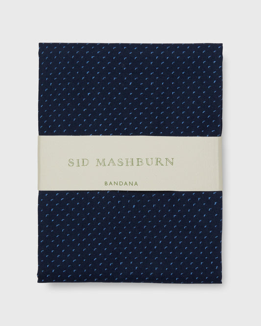 Bandana in Navy/Sky V-Dot