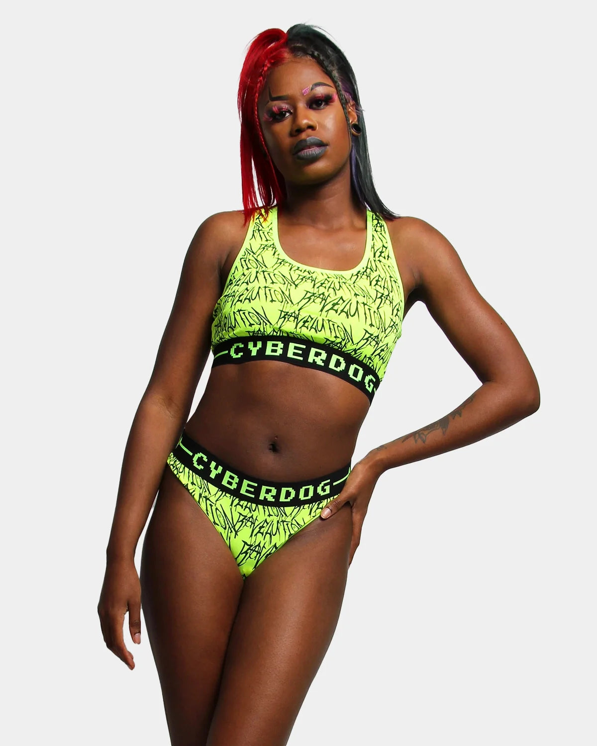 SPORTS BRALET SET RAVELUTION YELLOW