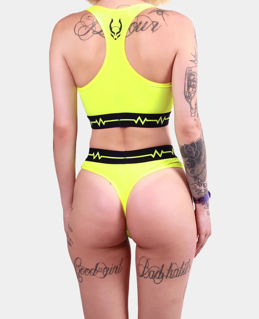 ORIGINALS SPORTS BRALET SET UV YELLOW