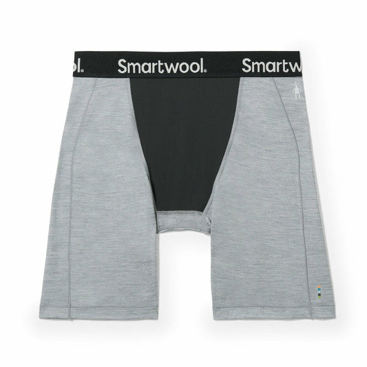 1 Mens Merino Sport Wind Boxer Brief  -  Small / Light Gray Heather